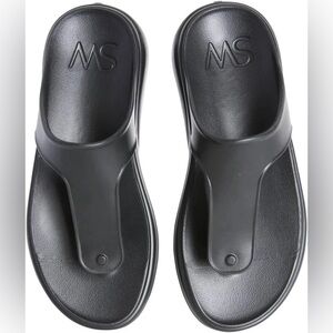 Stuart weitzman stufkex black sandals new in box 9 m